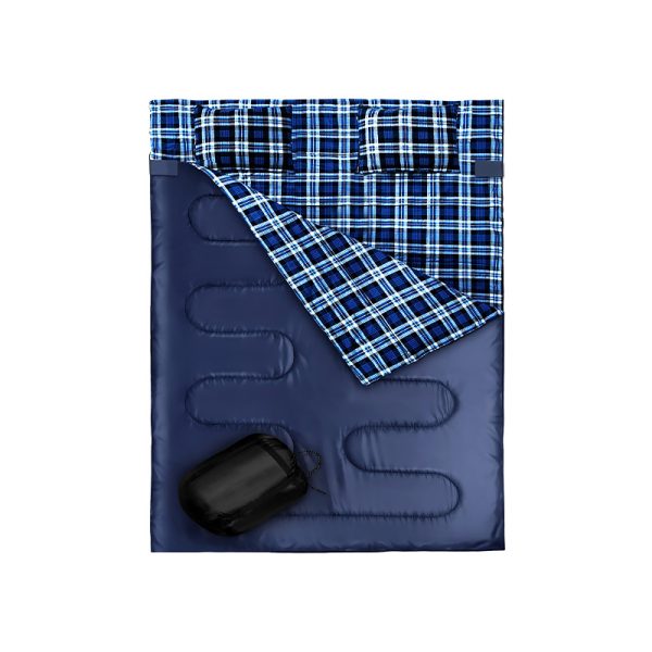 flannel-lined-double-sleeping-bag